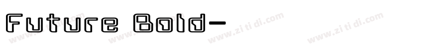 Future Bold字体转换